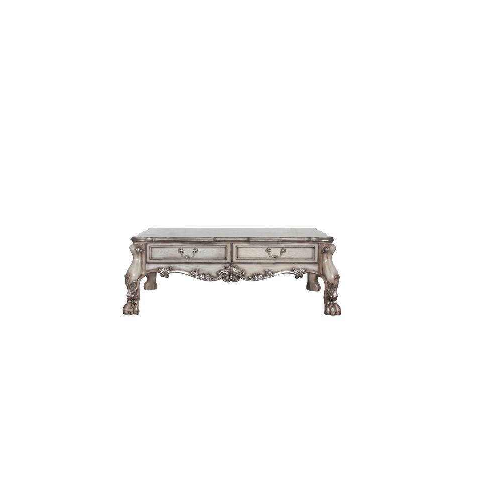 Dresden - 20" Coffee Table - Vintage Bone White