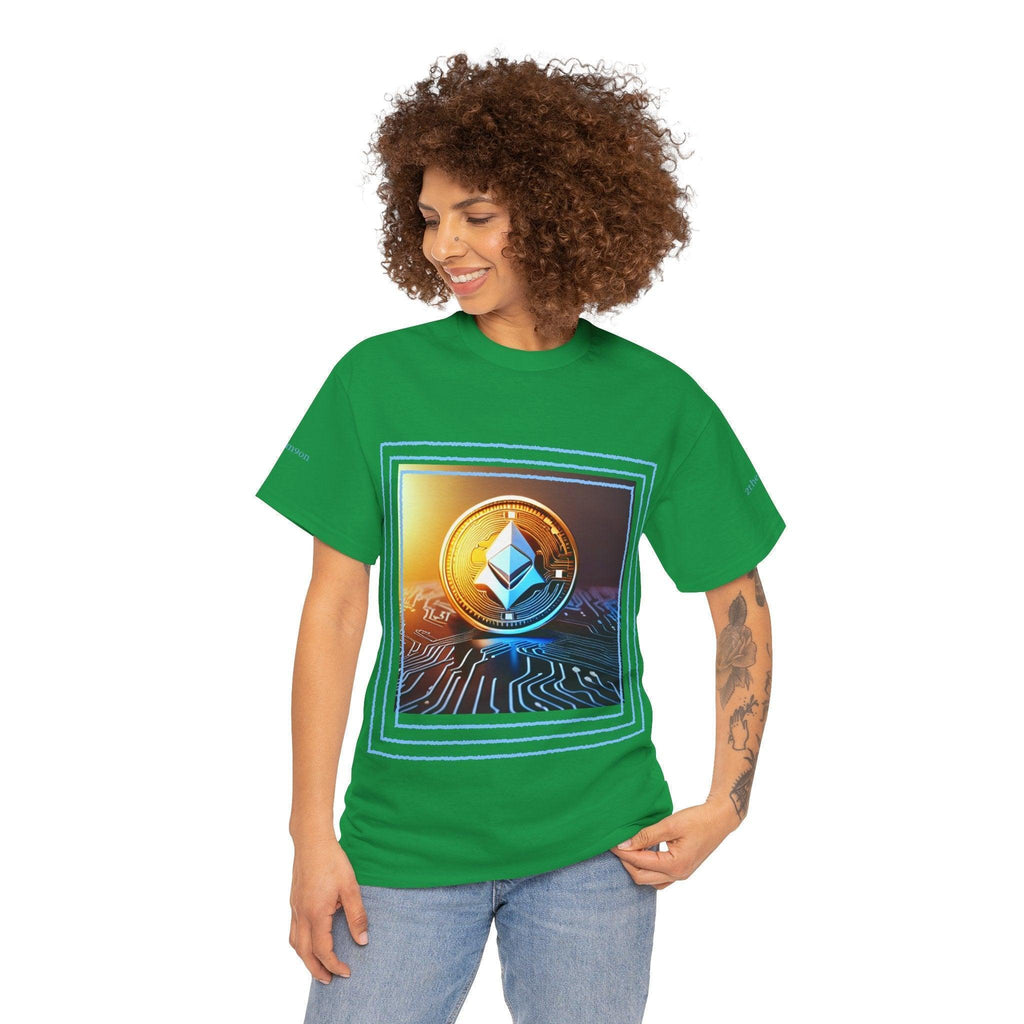 Ethereum Rocket Ship T-Shirt: Soar to New Heights in Crypto Style