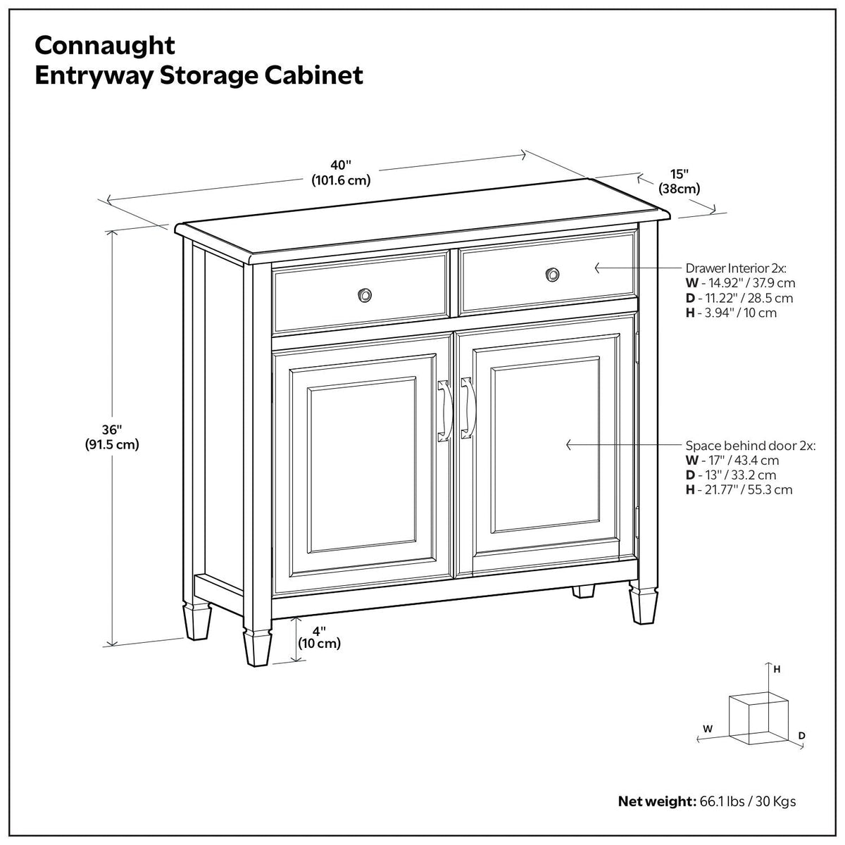 Connaught - Entryway Storage Cabinet