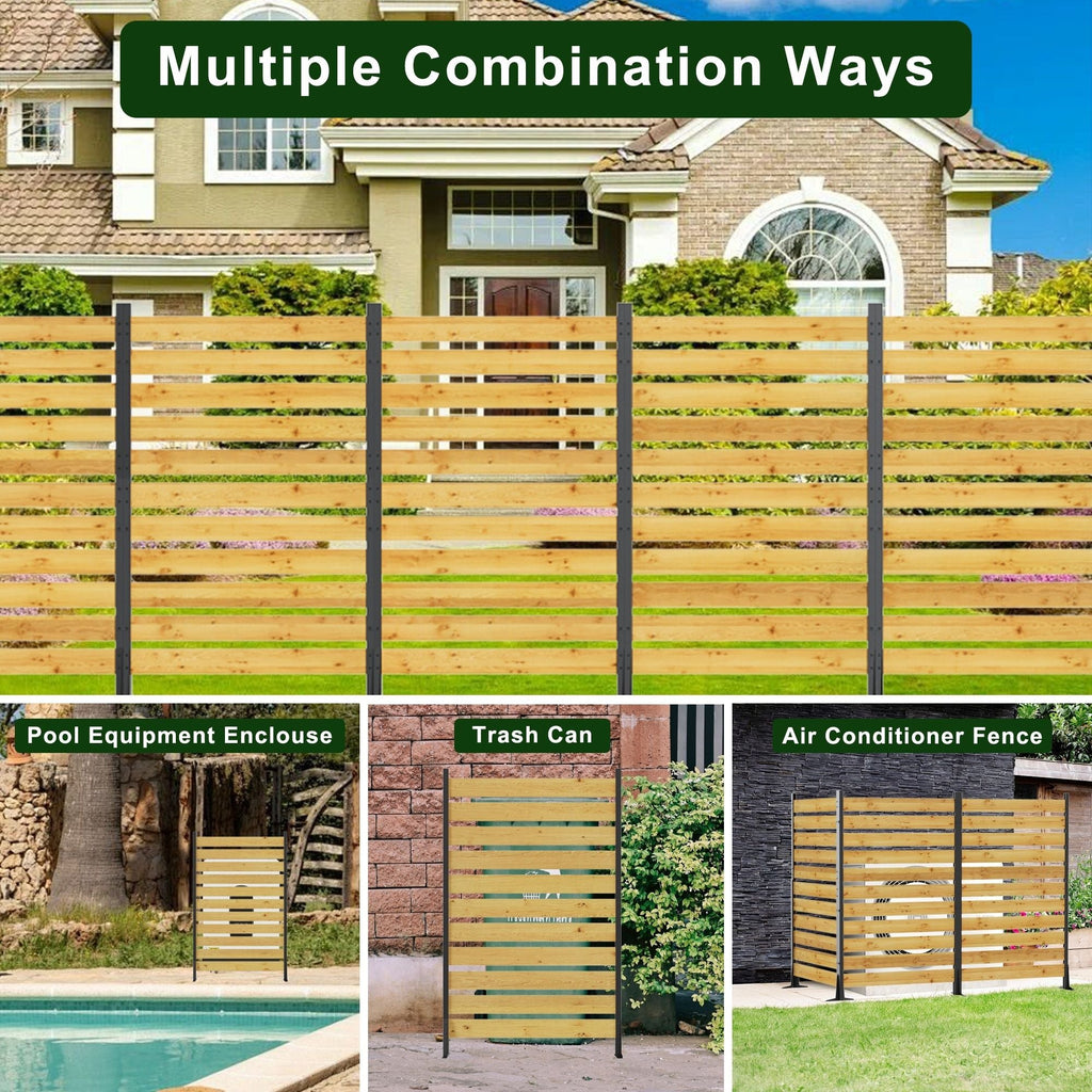 Outdoor Privacy Screen For Pool And Equipment Enclosures