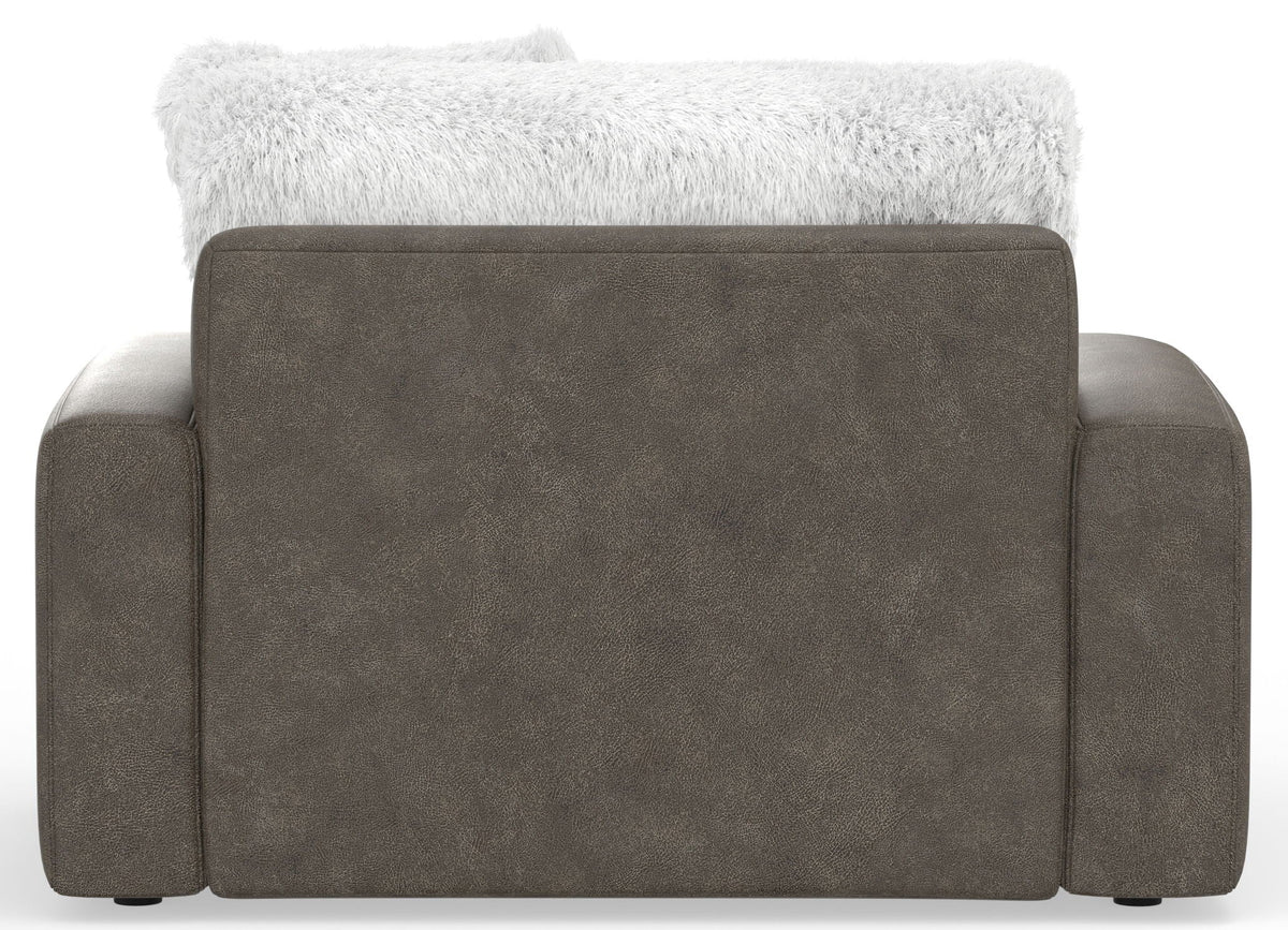 Snowball - Chair & 1/2 - Taupe / Natural