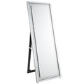 Nysa - Floor Mirror - Mirrored & Faux Crystals