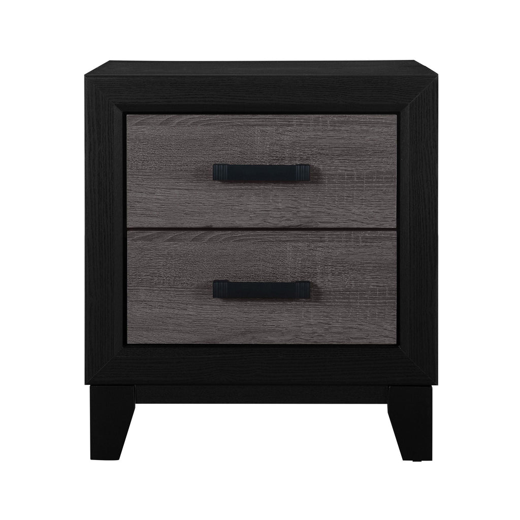 Soluto - Nightstand - Black / Gray