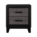Soluto - Nightstand - Black / Gray