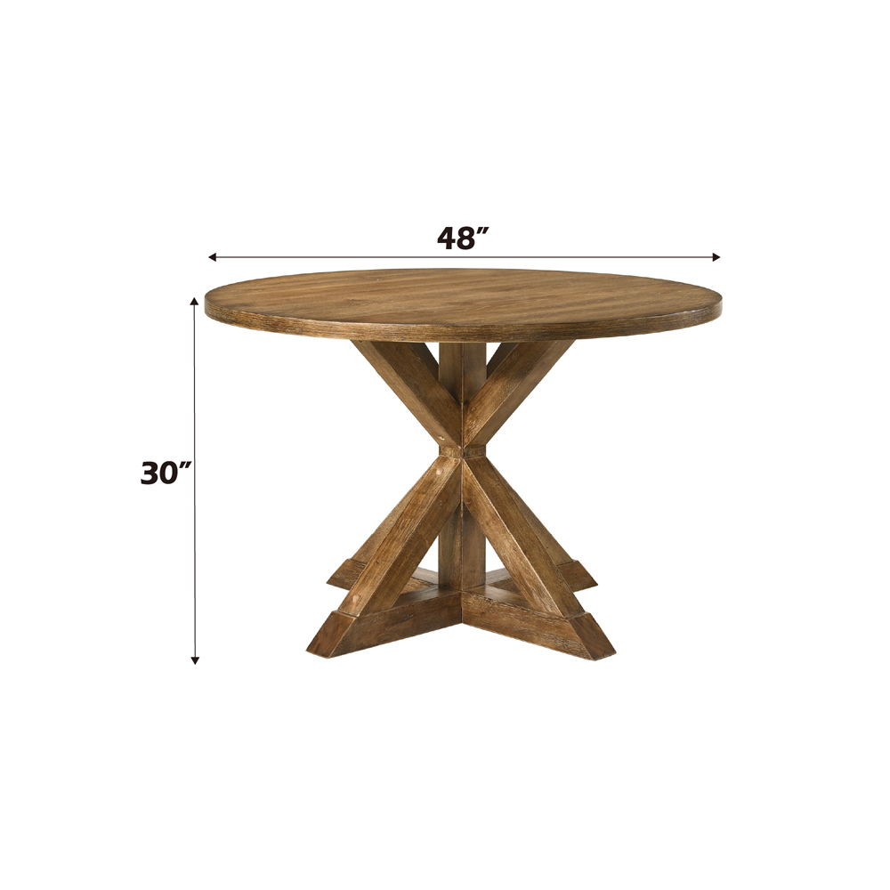 Wallace II - Dining Table - Weathered Oak