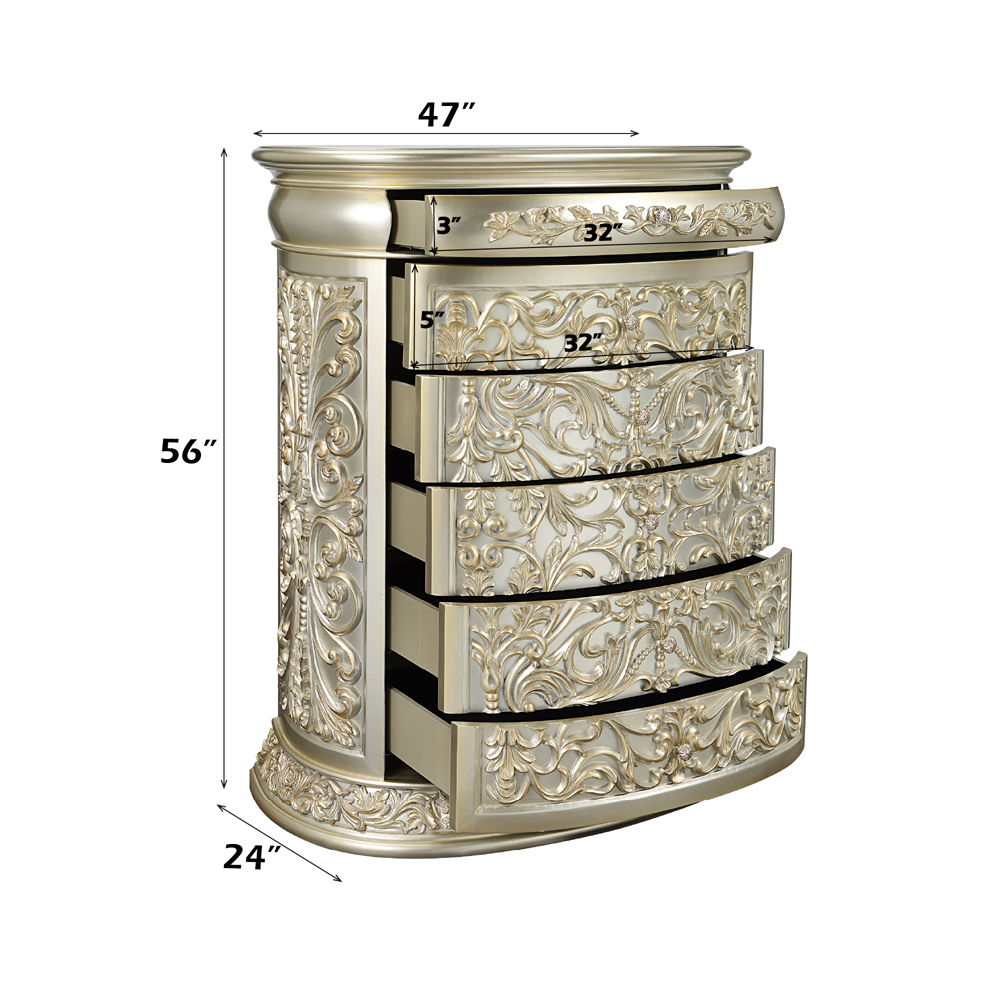 Sorina - Chest - Antique Gold