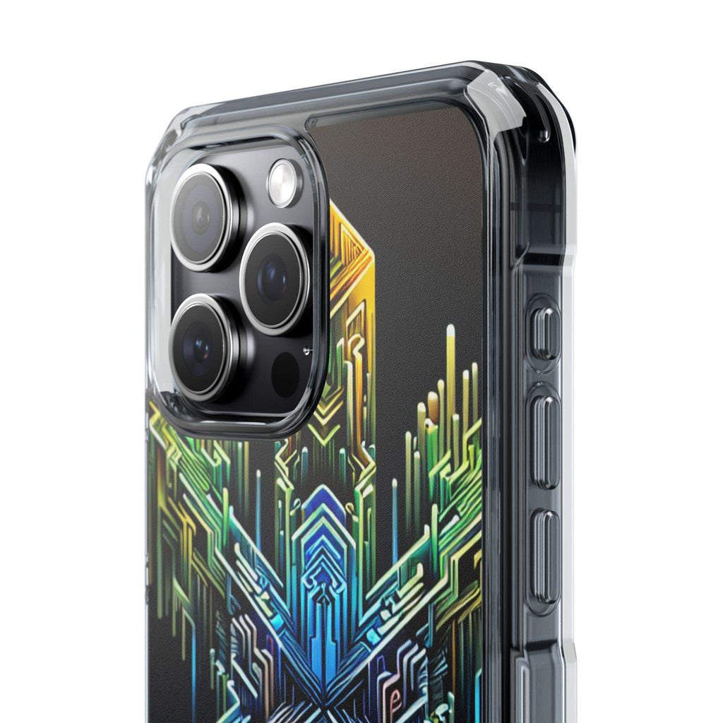 Magnet Case Abstract Cross Vibrant Colors