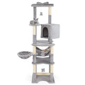 69 Inch Multi-level Cat Tree with Top Perch and Cozy Condo