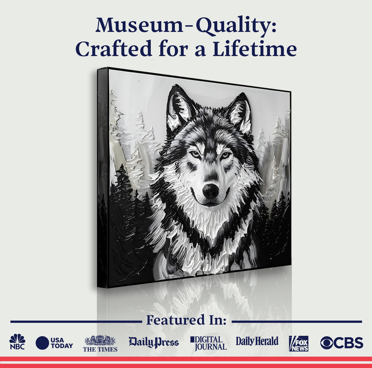 Wolf Wall Art IV