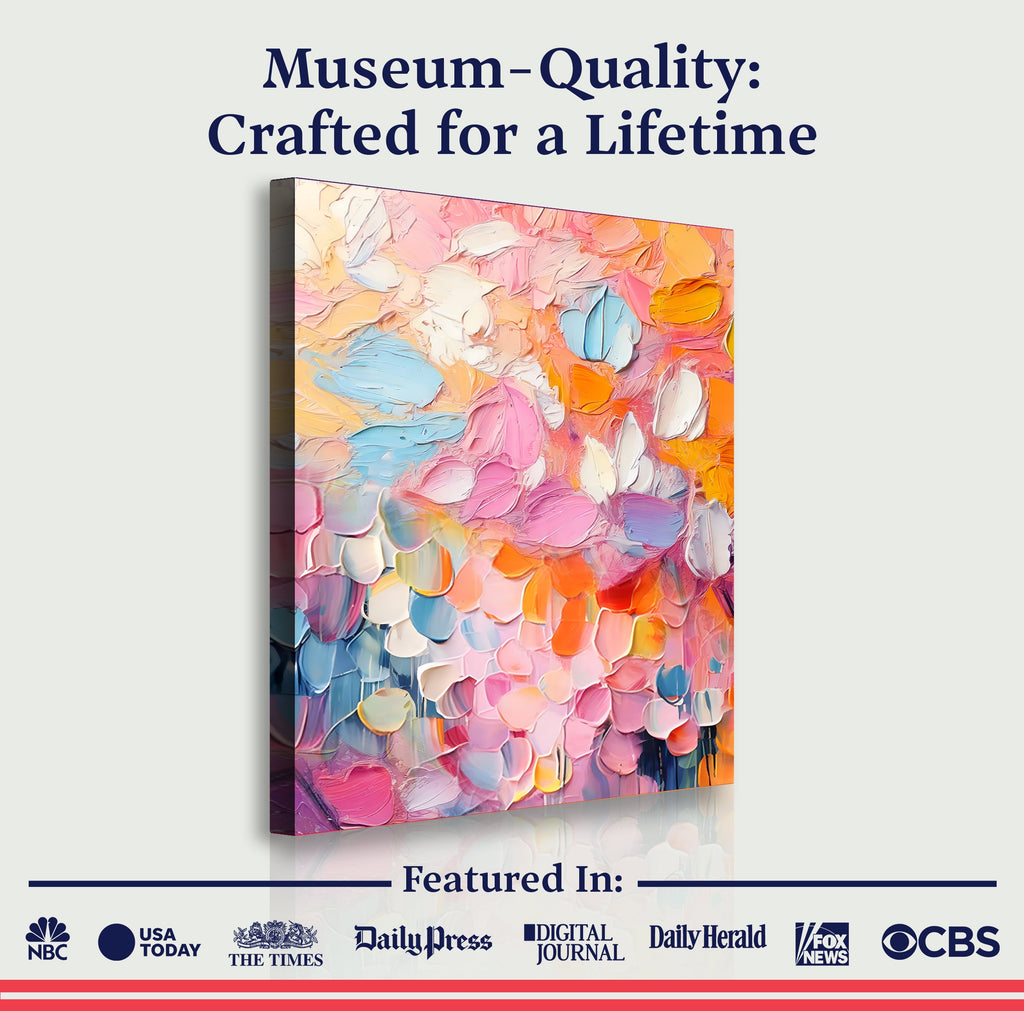Blooming Rhapsody Abstract Wall Art