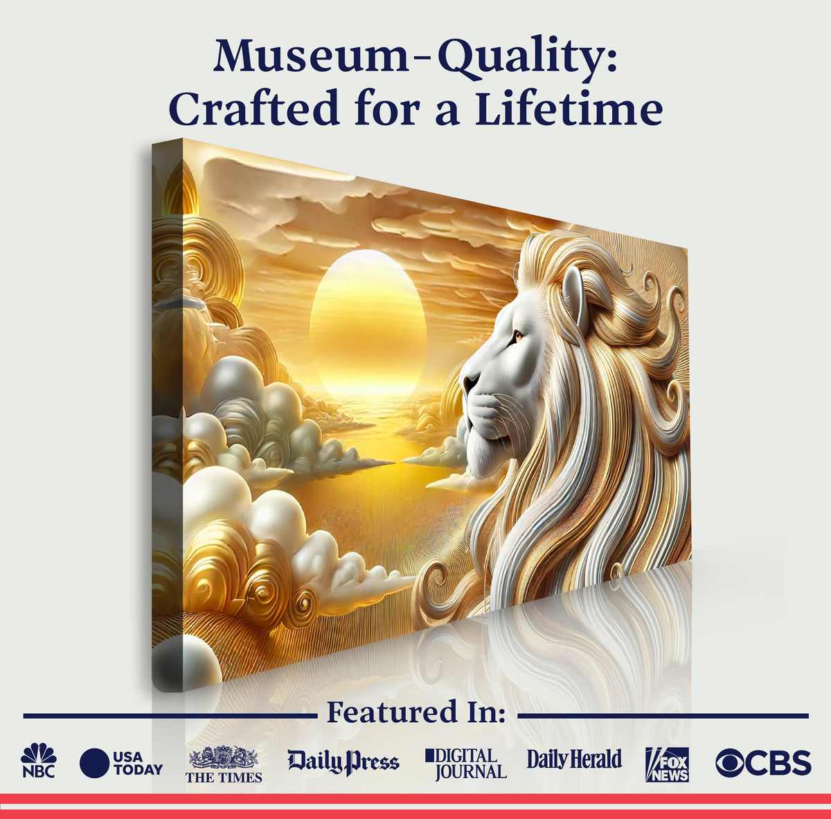 Majestic Lion Wall Art V