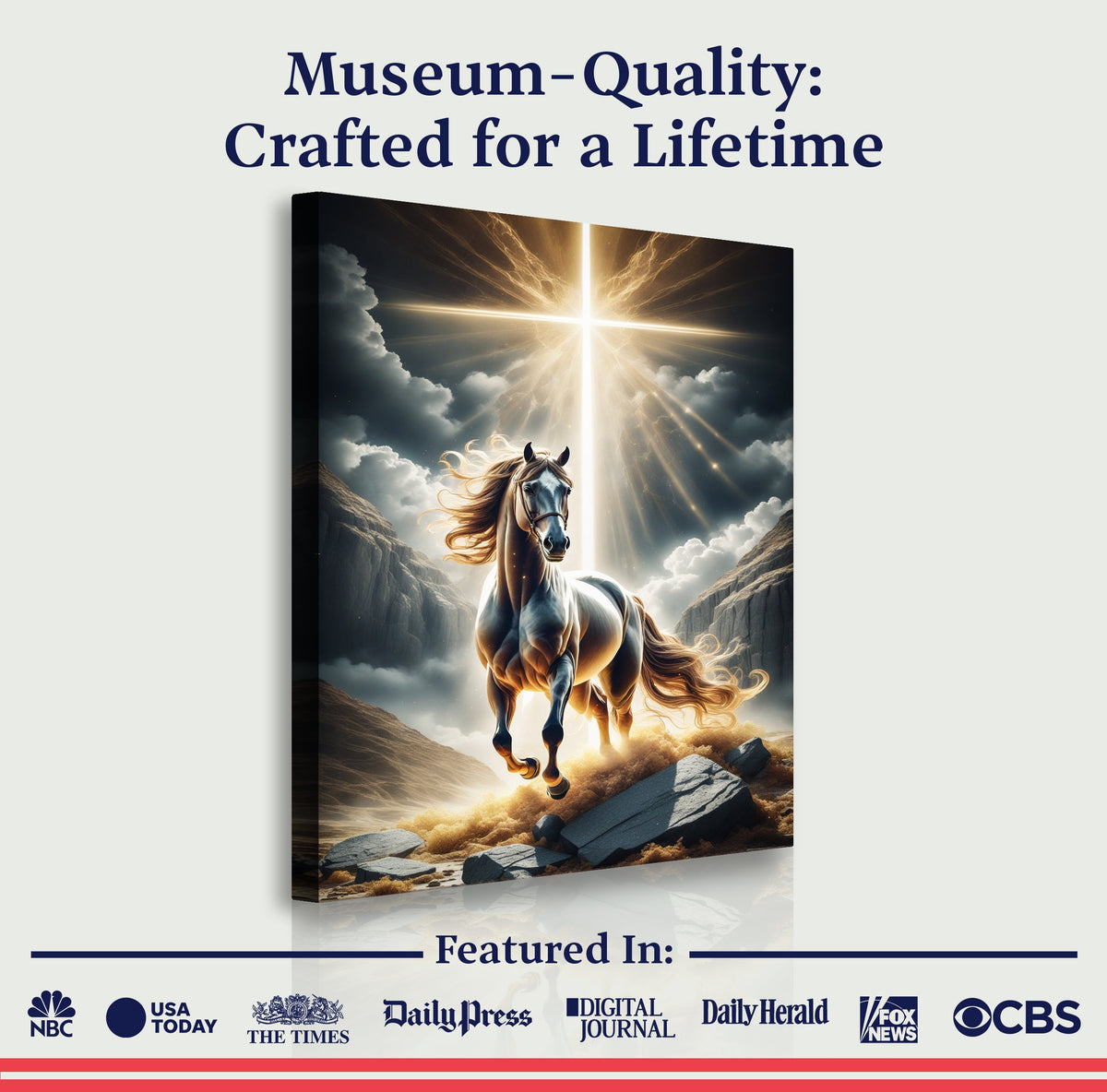 Horse Faith Wall Art II