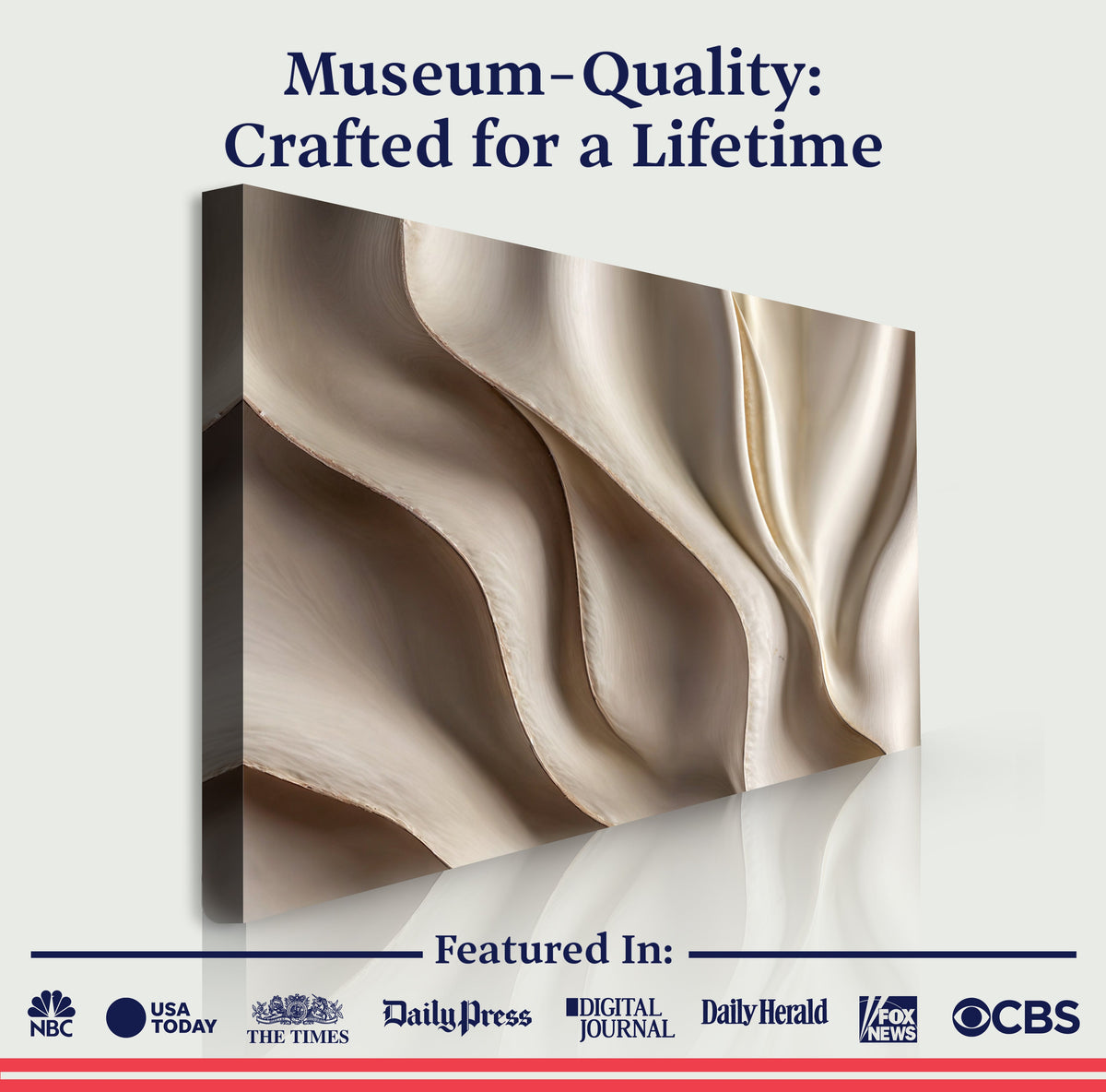 Beyond the Surface – Abstract Waves Wall Art