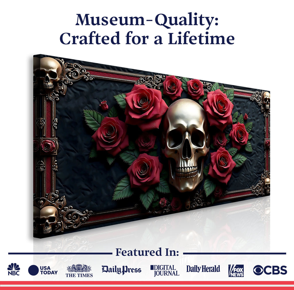 Vintage Skull Wall Art III