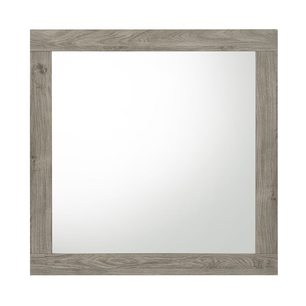 Mari - Mirror - Light Gray Finish