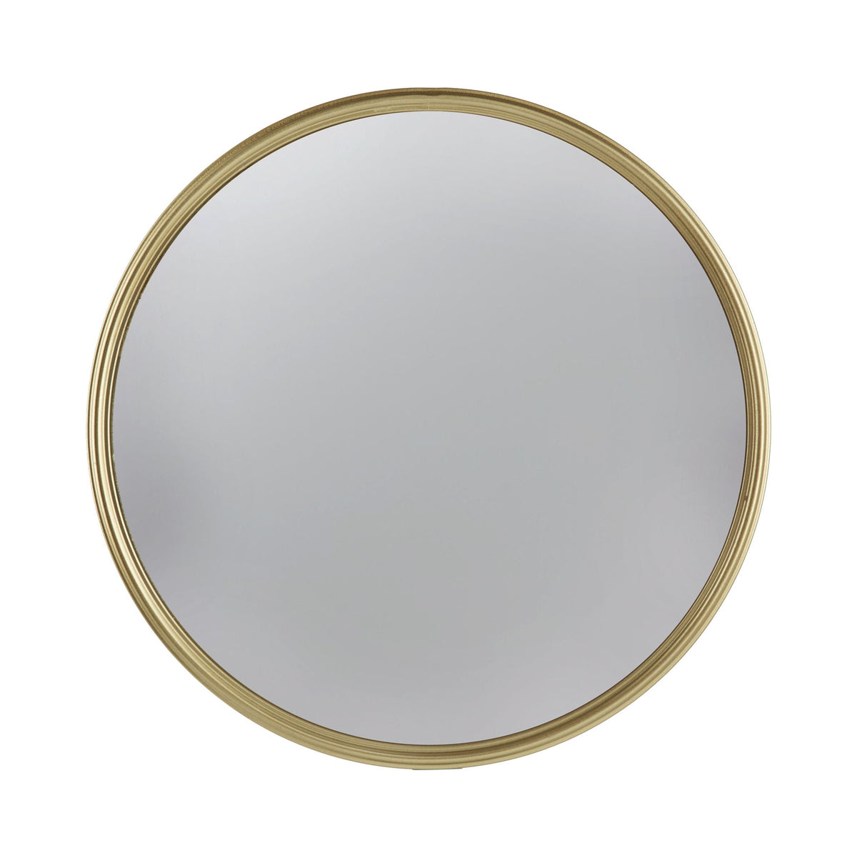 Round Mirror, Circle Mirror With Iron Frame For Living Room Bedroom Vanity Entryway Hallway