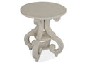 Bronwyn - Round Accent Table - Alabaster