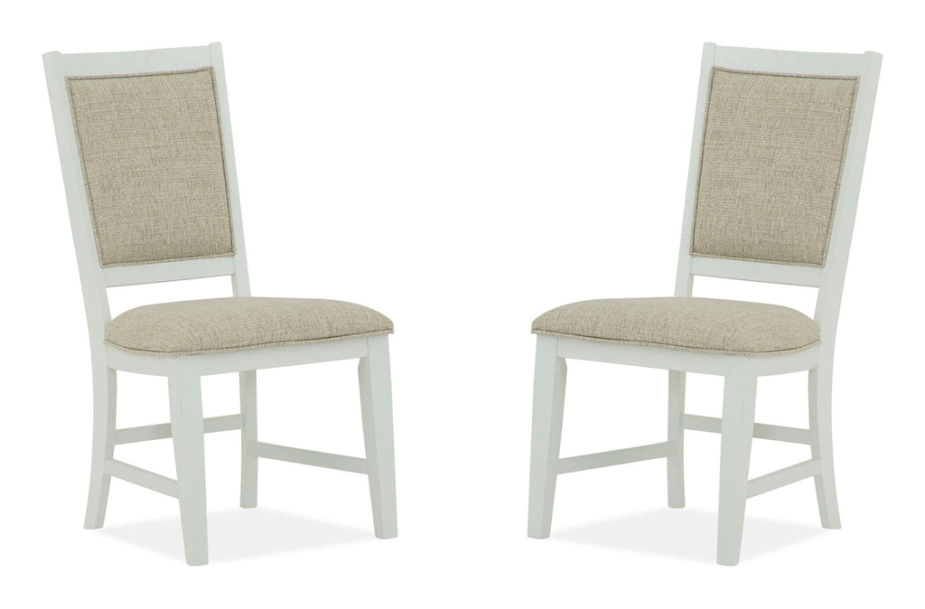Heron Cove - Step Up Side Chair With Upholstered Seat & Back (Set of 2) - Chalk White