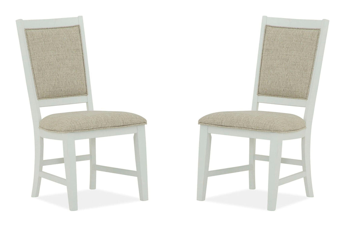 Heron Cove - Step Up Side Chair With Upholstered Seat & Back (Set of 2) - Chalk White