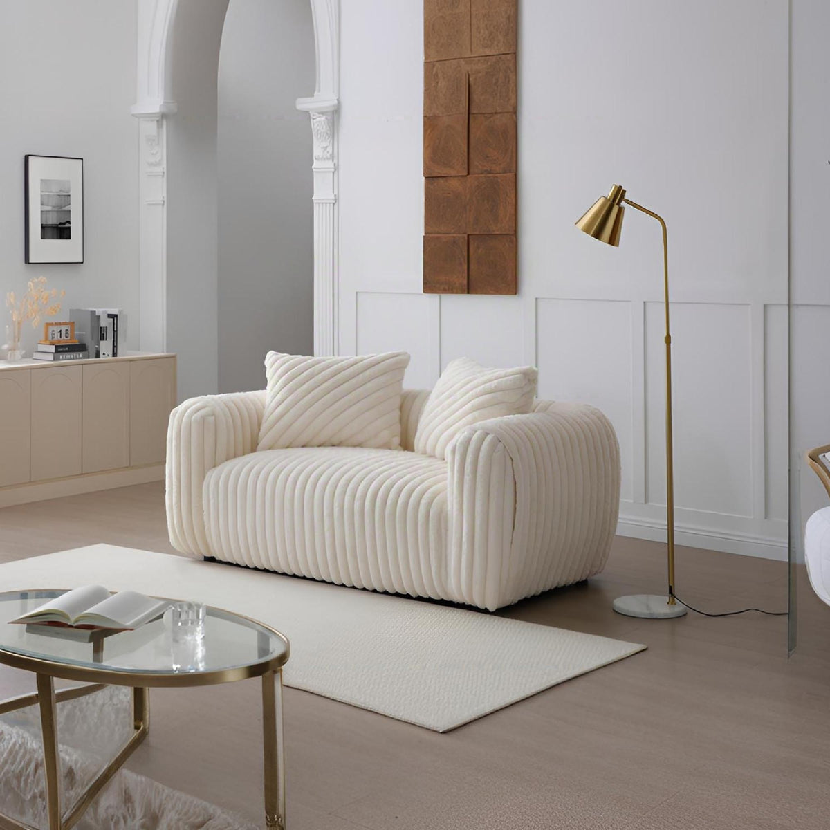 Cancun - Loveseat - White