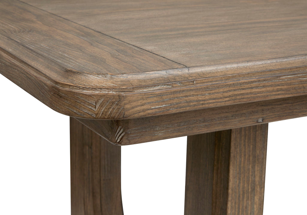 Westbourne - Extendable Trestle Dining Table - Dark Umber