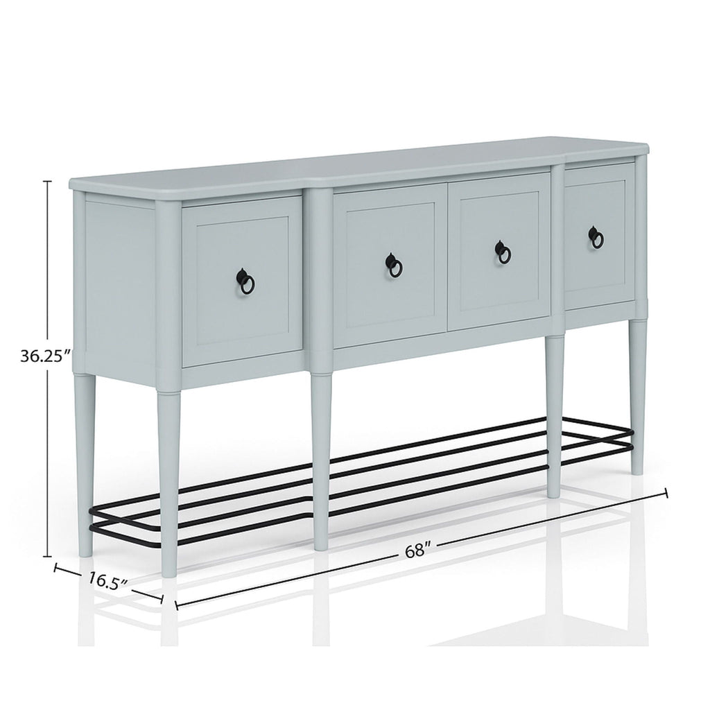Breakfront Sideboard - Light Blue