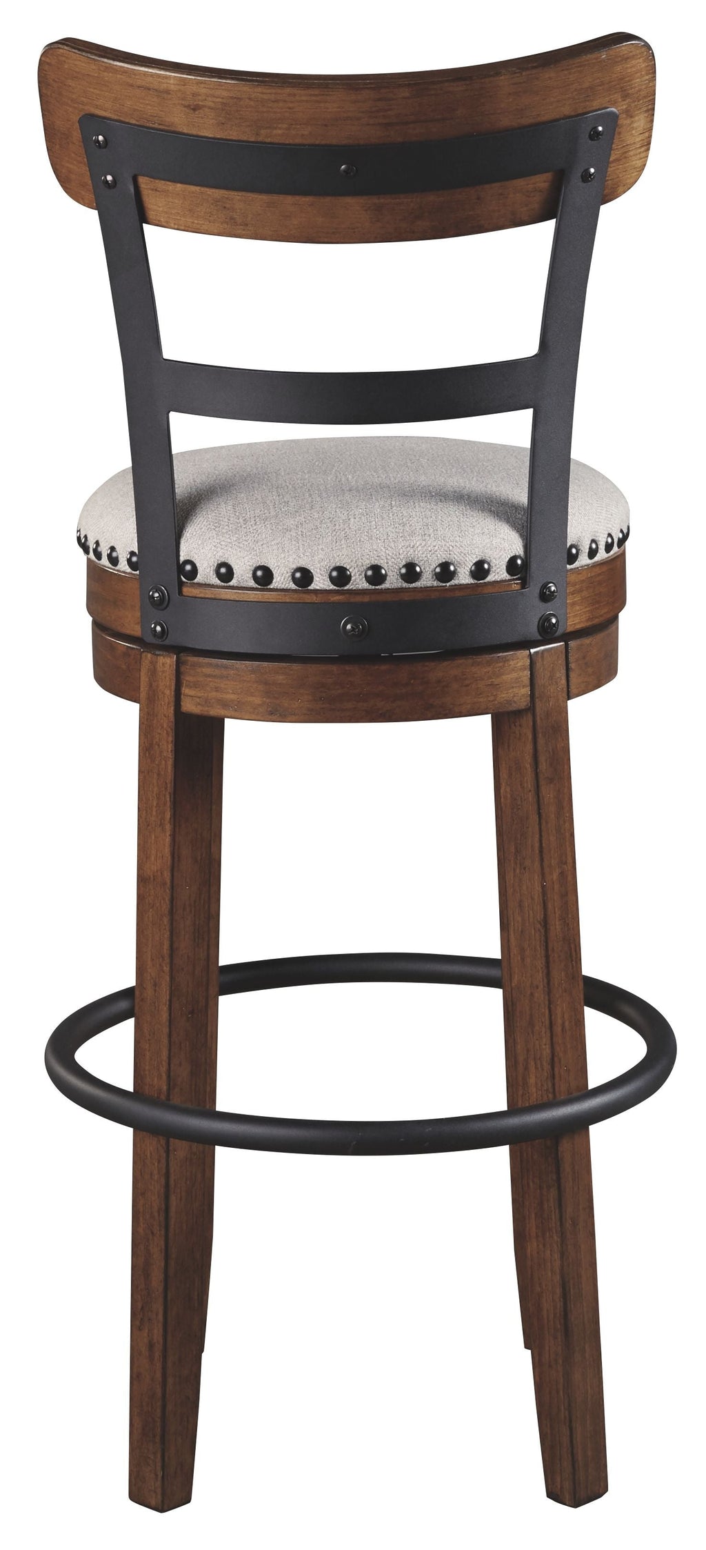 Valebeck - Tall Upholstered Swivel Barstool