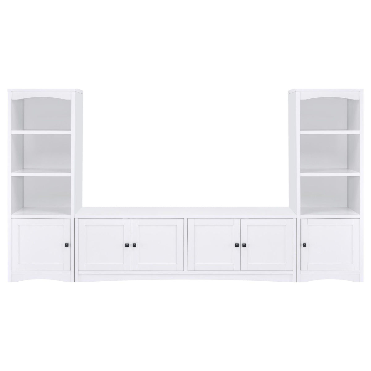 Laughlin 3-piece Entertainment Center TV Stand White