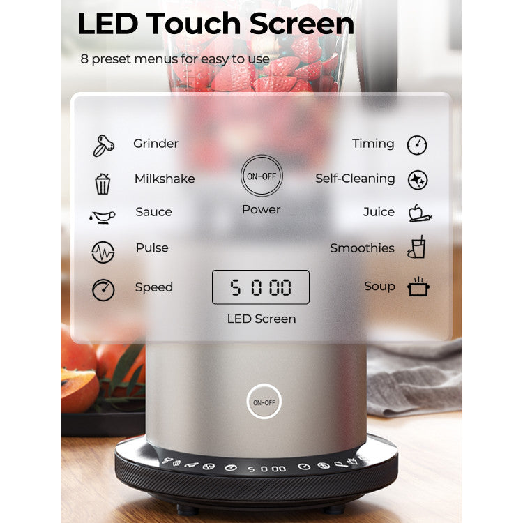 1500W Smoothie Maker Blender with 10 Speeds