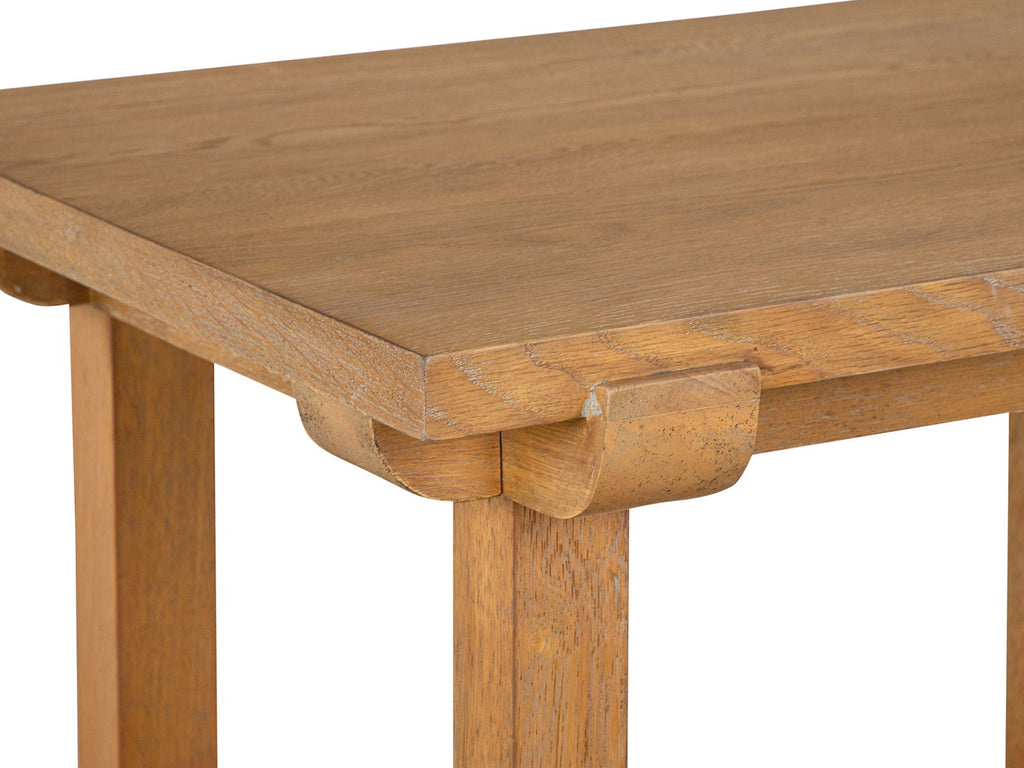 Lindon - Rectangular End Table - Belgian Wheat
