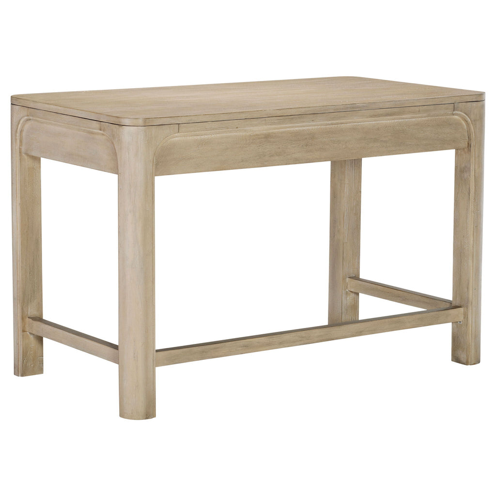 Solano 2-drawer Makeup Table Vanity Desk Weathered Mango