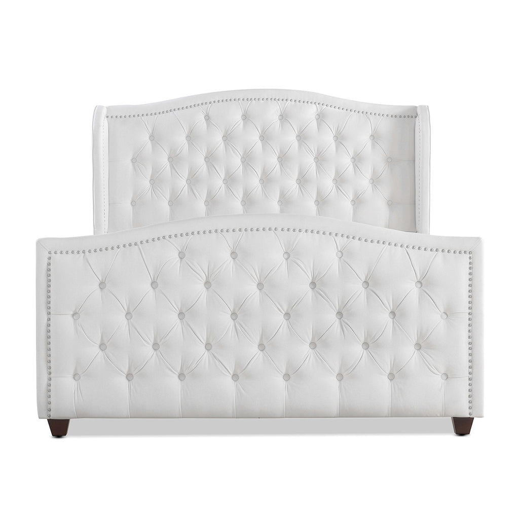 Marcella - Upholstered Shelter Headboard Bed