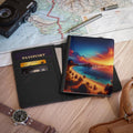 Passport Cover - Sunset Beach vivid colors