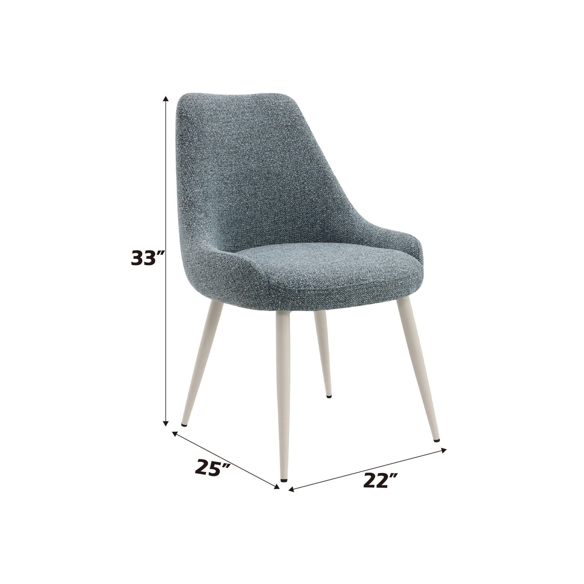 Table Side Chair - Light Blue