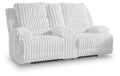 Rhines Falls - Double Reclining Power Loveseat With Console - Alloy