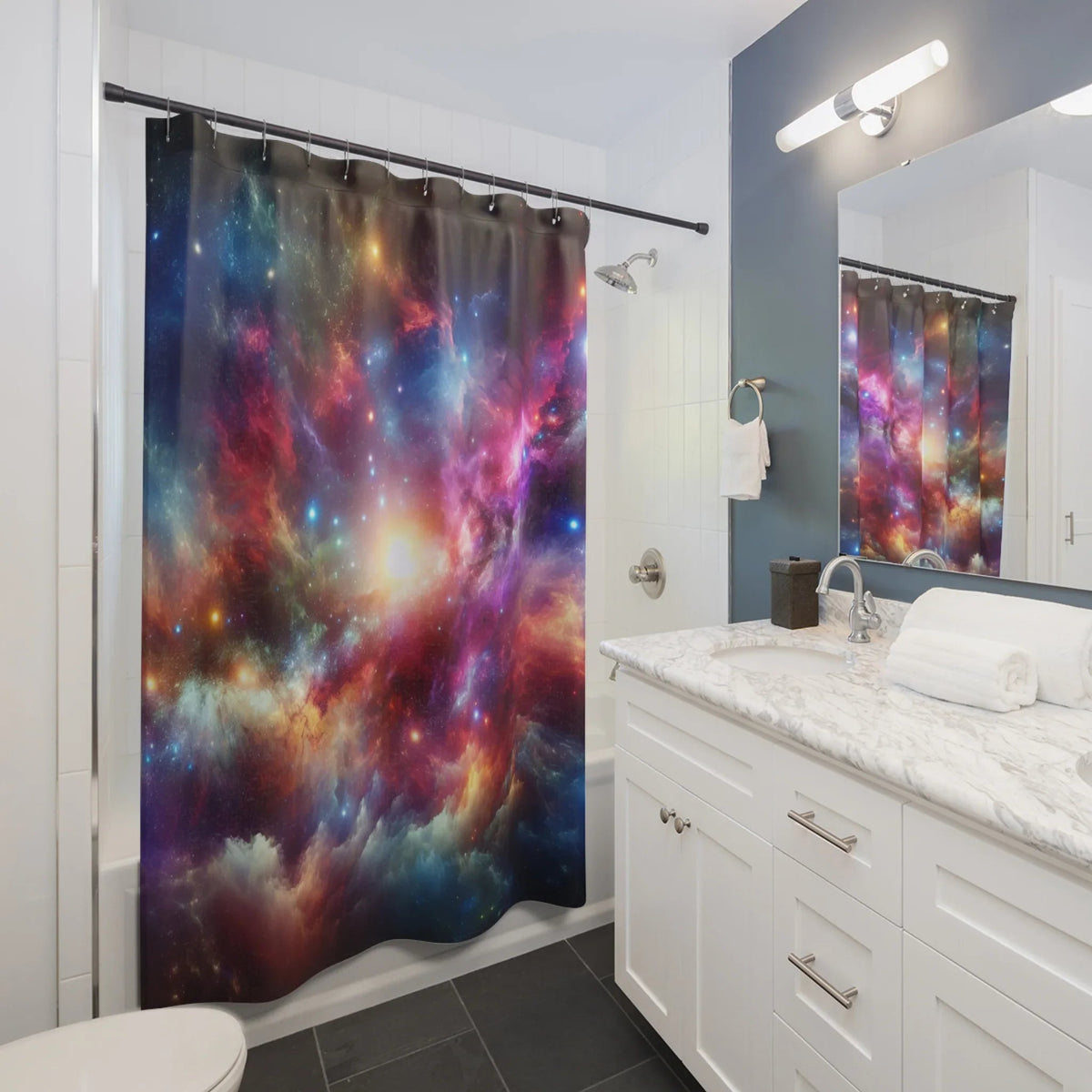 Galaxy Shower Curtains