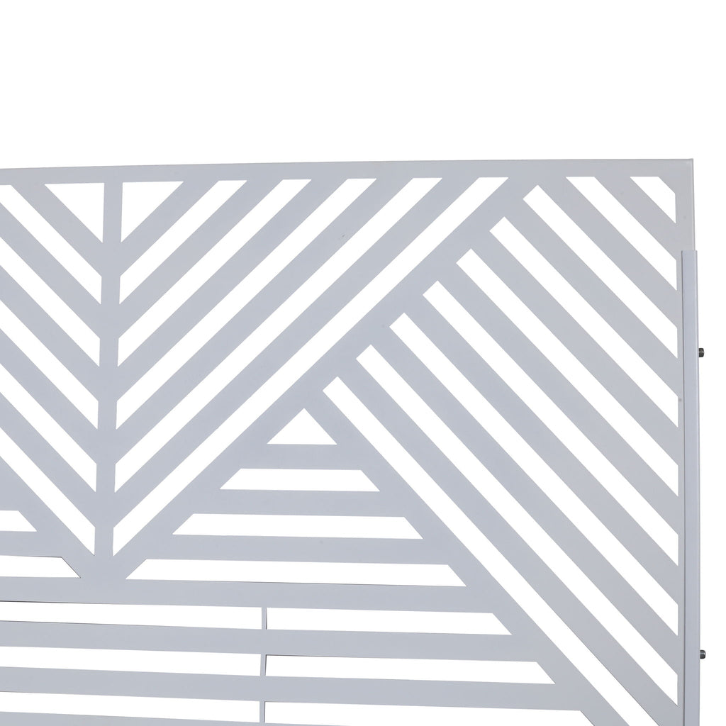 Freestanding Outdoor & Indoor Freestanding Metal Privacy Screen