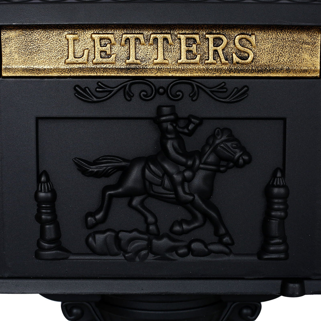 Cast Aluminum Mail Box, Postal Box, Mailbox