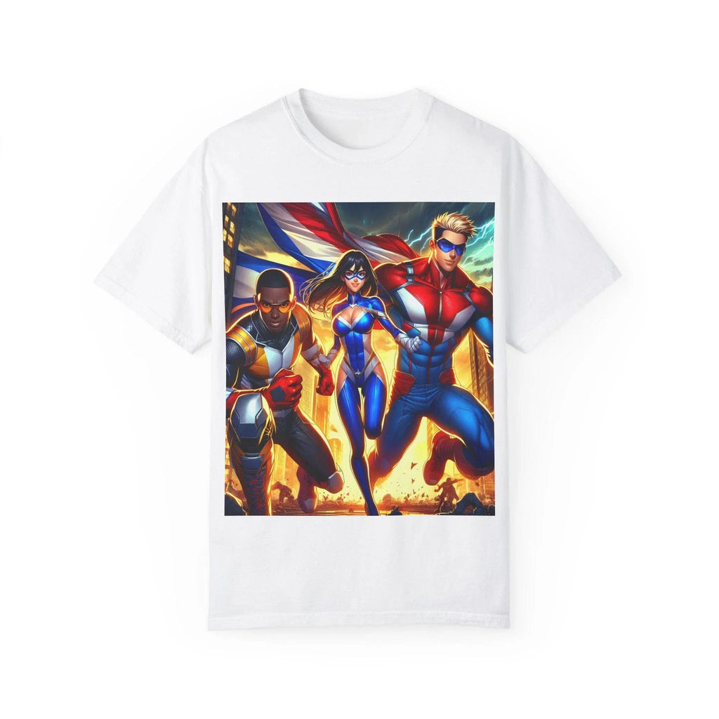 Superhero Unisex T-shirt - Saving the World Design