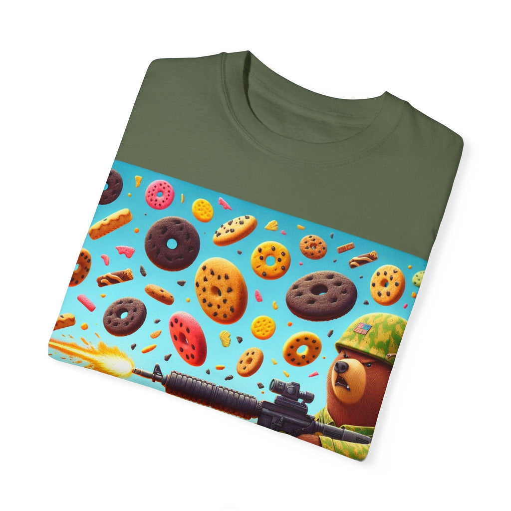 T-Shirt Solider Bear in a Cookie War Design