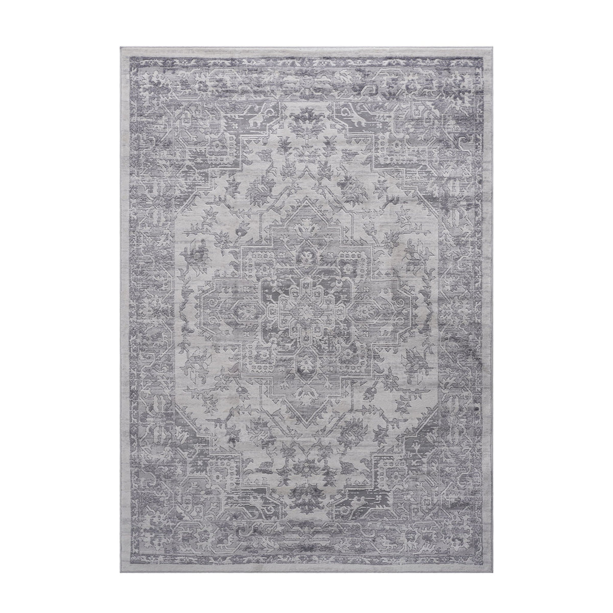 Marfi - 8' X 10' Oriental Area Rug - Silver