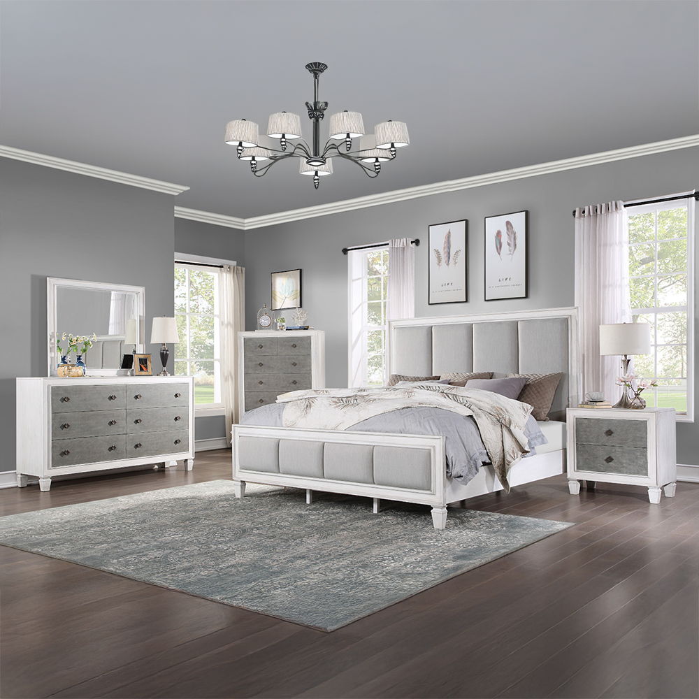 Katia - Dresser - Rustic Gray & Weathered White