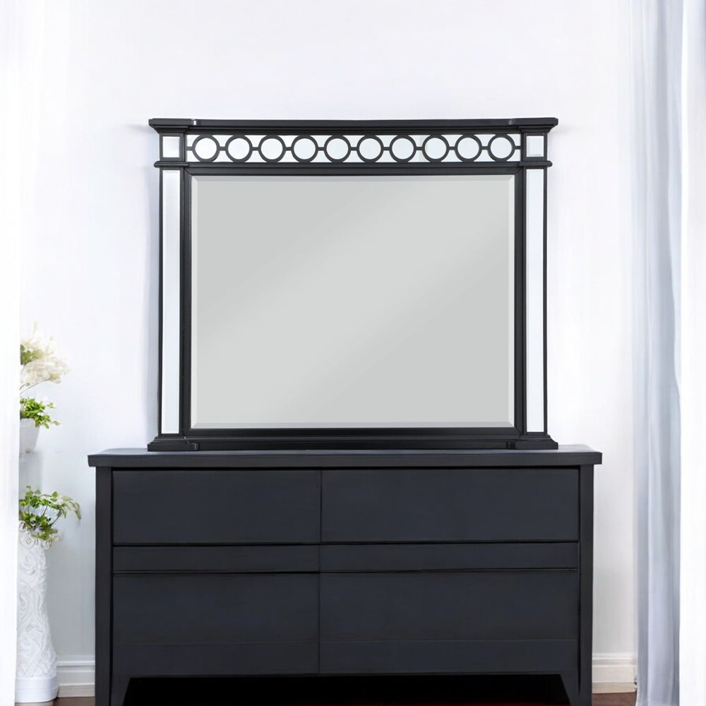 Varian II - Mirror - Mirrored, Black & Sliver