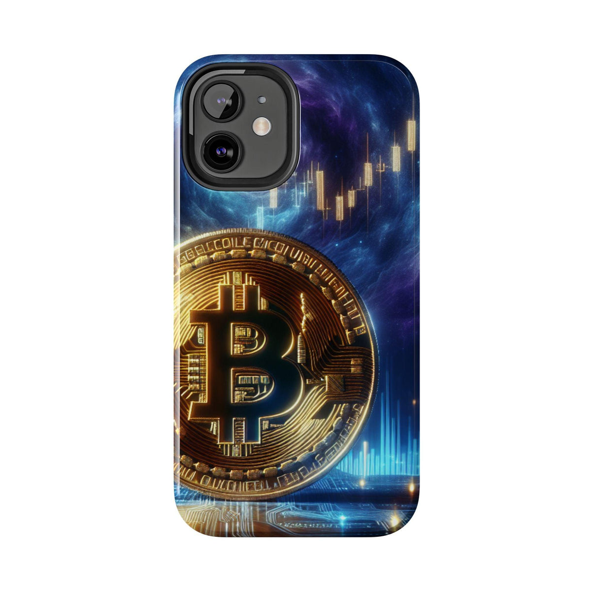 Bitcoin Chart Tough Phone Case
