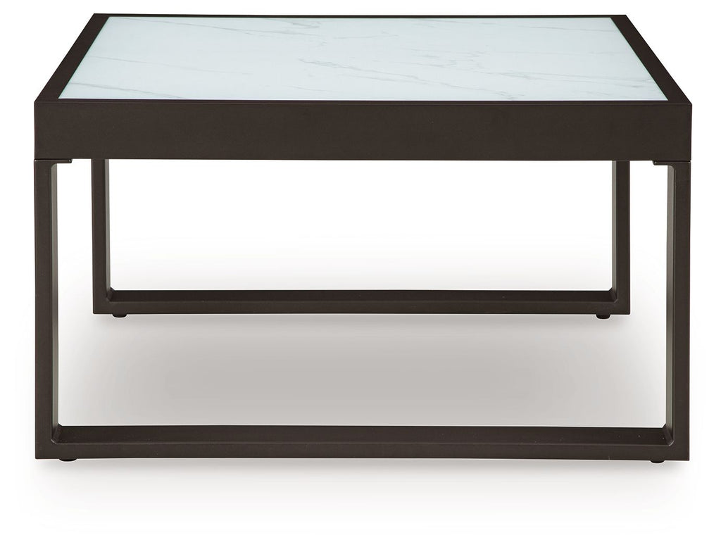 Beachloft - Square Cocktail Table - Black / Gray