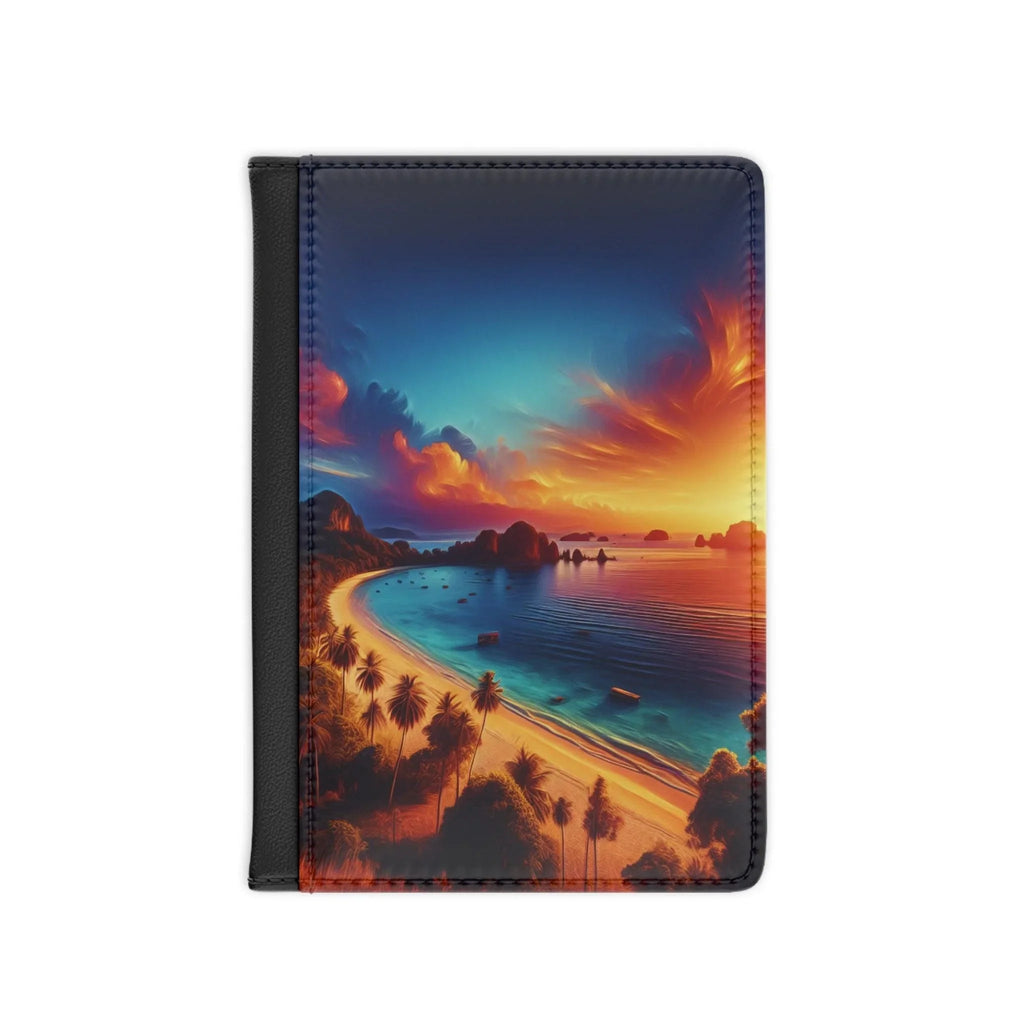 Passport Cover - Sunset Beach vivid colors