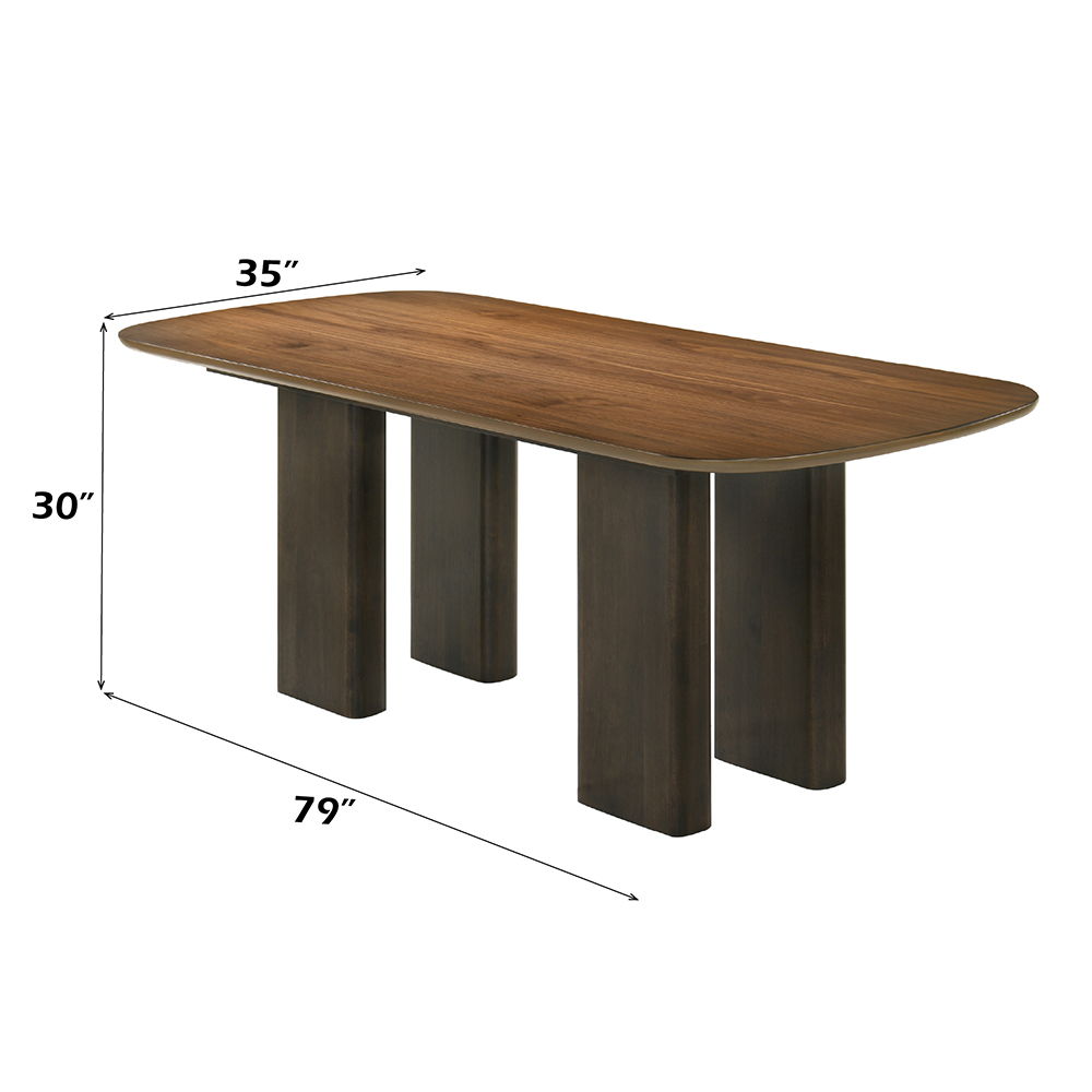 Delina - Dining Table - Walnut