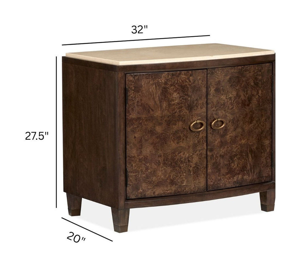Rowan - Door Nightstand - Espresso