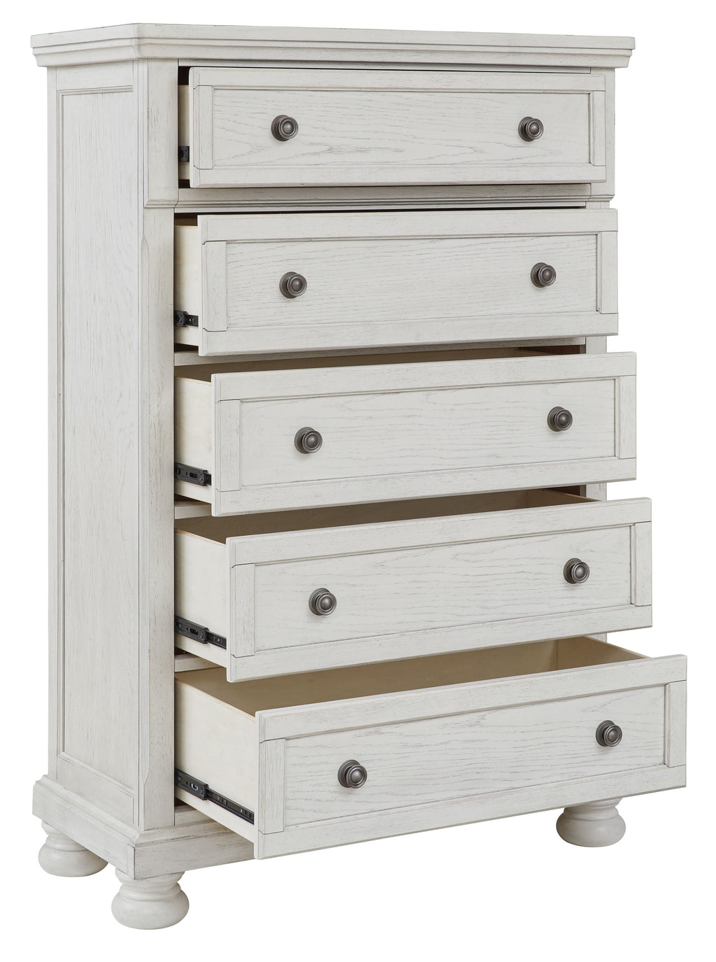 Robbinsdale - Five Drawer Chest - Antique White