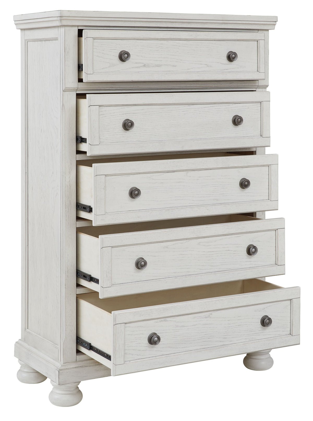 Robbinsdale - Five Drawer Chest - Antique White